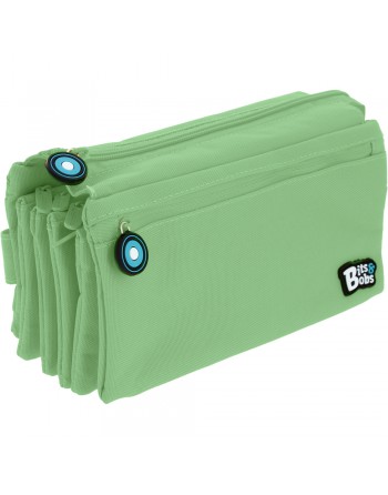 GRAFOPLAS BITS PORTATODO CUADRUPLE, TAPA Y BOLSILLO 23 x 12 X 12 CM COLOR MINT CLAR 37543326