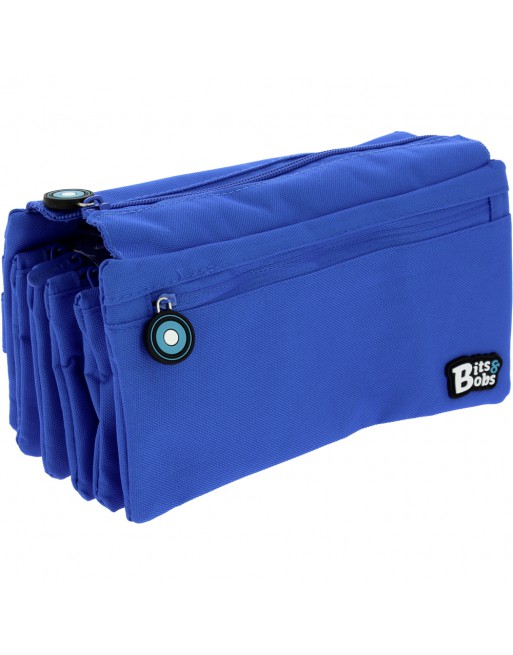 GRAFOPLAS BITS PORTATODO CUADRUPLE, TAPA Y BOLSILLO 23 X 12 X 12 CM COLOR AZUL 37543330
