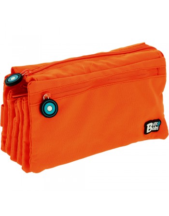 GRAFOPLAS BITS PORTATODO CUADRUPLE, TAPA Y BOLSILLO 23 x 12 X 12 CM COLOR NARANJA 37543352