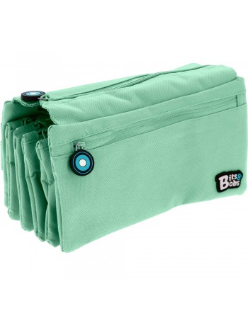 GRAFOPLAS BITS PORTATODO CUADRUPLE, TAPA Y BOLSILLO 23 X 12 X 12 CM COLOR MINT SOFT 37543392