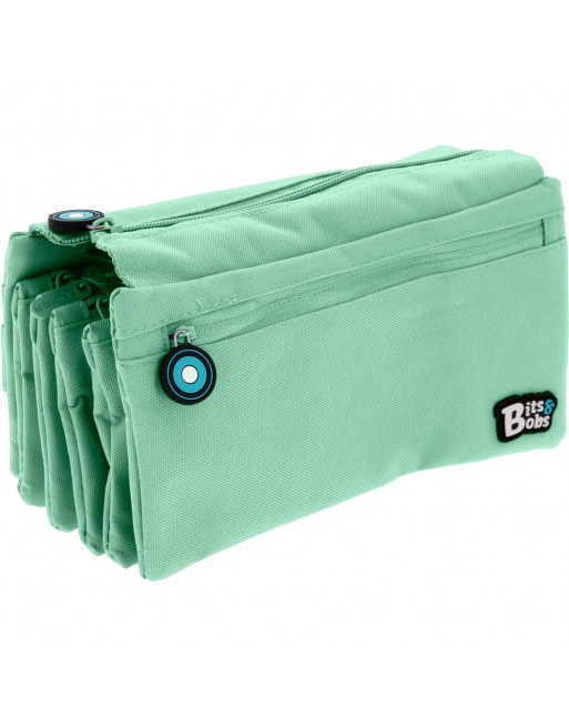 GRAFOPLAS BITS PORTATODO CUADRUPLE, TAPA Y BOLSILLO 23 X 12 X 12 CM COLOR MINT SOFT 37543392