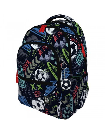GRAFOPLAS MOCHILA ROOMY MATCH BITS&BOBS GRANDE 3 COMPARTIMENTOS ACOLCHADO PARA PORTATIL BASE CON GOMA 33X46X22,5 CM 37502257