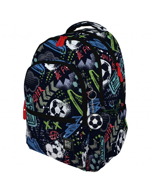 GRAFOPLAS MOCHILA ROOMY MATCH BITS&BOBS GRANDE 3 COMPARTIMENTOS ACOLCHADO PARA PORTATIL BASE CON GOMA 33X46X22,5 CM 37502257