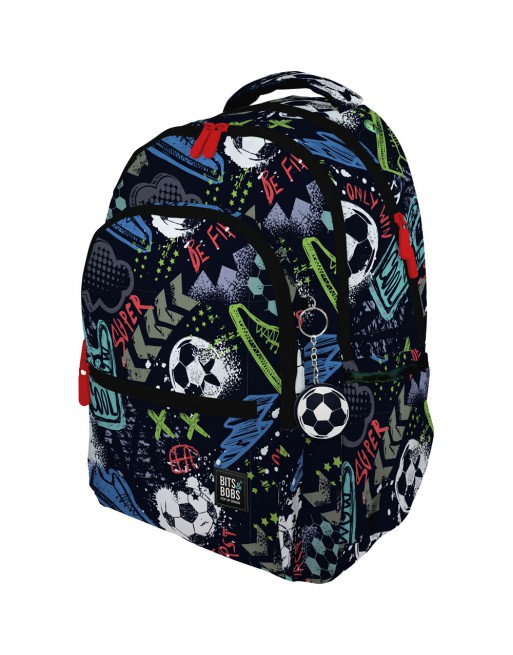 GRAFOPLAS MOCHILA ROOMY MATCH BITS&BOBS GRANDE 3 COMPARTIMENTOS ACOLCHADO PARA PORTATIL BASE CON GOMA 33x46x22,5 CM 37502257