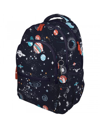 GRAFOPLAS MOCHILA ROOMY COSMO BITS&BOBS GRANDE 3 COMPARTIMENTOS ACOLCHADO PARA PORTATIL BASE CON GOMA 33x46x22,5 CM 37502260