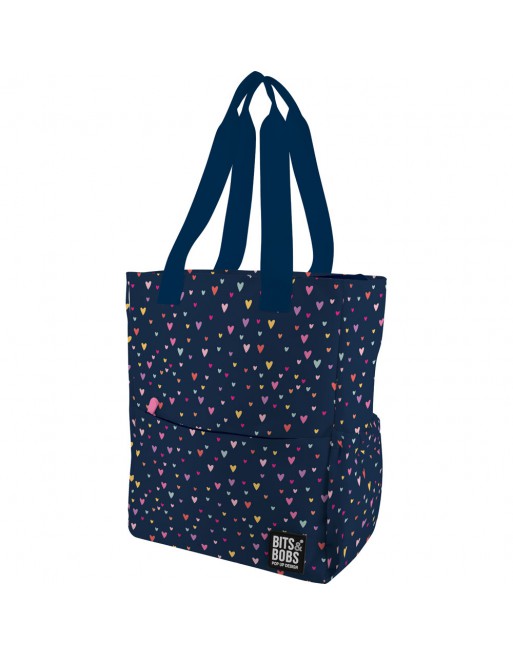 GRAFOPLAS TOTE BAG HEARTS BOLSA MULTIFUNCIONAL CON COMPARTIMENTO ACOLCHADO PARA PC 37,5x31x14 CM 37730018