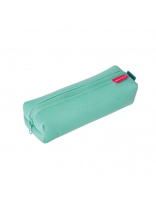 ENRI ESTUCHE NEOPRENO 1 CREMALLERA 22X6X6 CM VERDE AZULADO 400185150