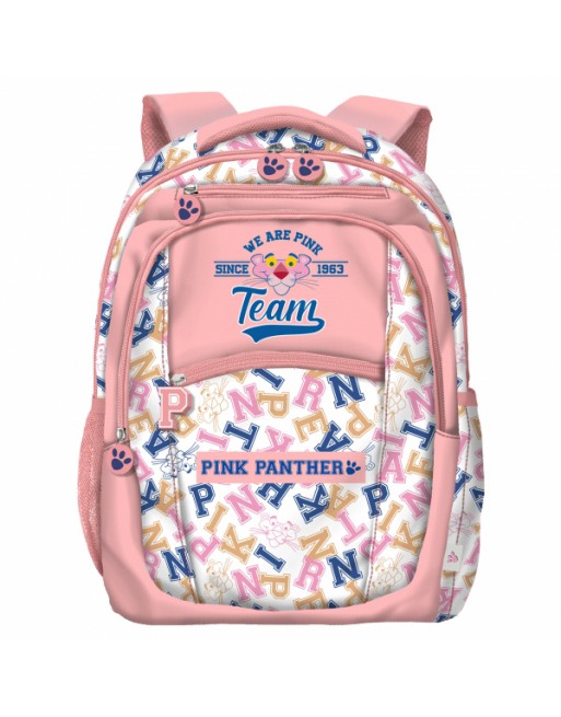 DOHE MOCHILA PINK PANTER TEAM ESPACIO CENTRAL ACOLCHADO Y 5 BOLSILLOS ORGANIZADORES - 28X40X12 CM 51382