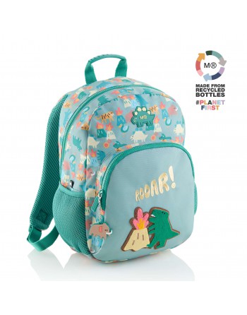 MIQUEL RIUS MOCHILA DOBLE LONDON RECICLADA DINO ROAR 255 X 160 X 350 MM 12 LITROS - MR19764
