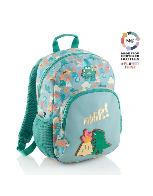 MIQUEL RIUS MOCHILA DOBLE LONDON RECICLADA DINO ROAR 255 X 160 X 350 MM 12 LITROS - MR19764