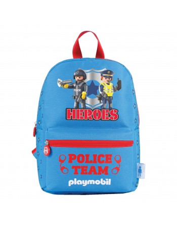 DOHE MOCHILA INFANTIL PLAYMOBIL HEROES ESPACIO CENTRAL Y FRONTAL - ID 51710
