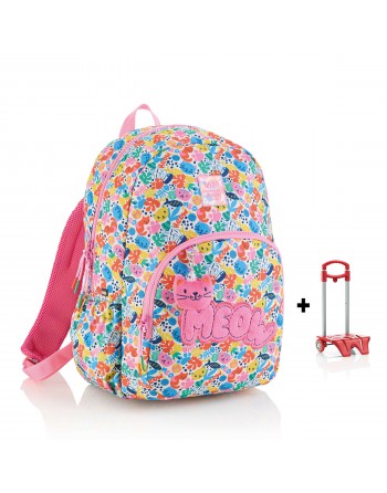 MIQUEL RIUS MOCHILA DOBLE ROMA RECICLADA MATISSE CAT CON CARRO 280 X 160 X 410 MM 24 LITROS - MR19776