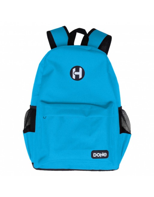 DOHE MOCHILA POLIESTER BASIC ICON AZUL CLARO ESPACIO CENTRAL PC/TABLET Y  BOLSILLO ORGANIZADOR - 28X41X12 CM 50877