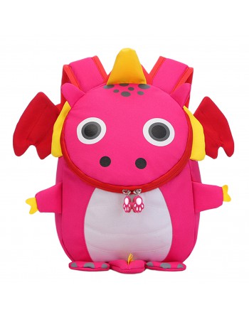DOHE MOCHILA INFANTIN FORMAS POLIESTER DRAGON ROSA APERTURA SUPERIOR CON BOLSILLO - ID 51462