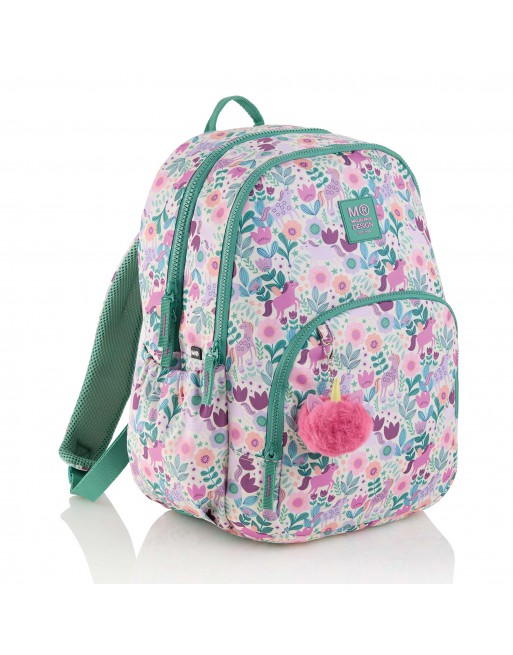 MIQUEL RIUS MOCHILA TRIPLE OSLO RECICLADA MAGIC UNICORN 280 X 165 X 410 MM 27 LITROS - MR19781
