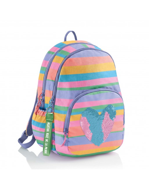 MIQUEL RIUS MOCHILA TRIPLE OSLO RECICLADA FOSSIL 280 x 165 x 410 MM 27 LITROS - MR19788