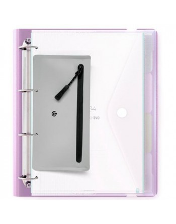 CARCHIVO ESTUCHE SLIM CASE PARA CARPEBLOCK 360 GRIS 46010107