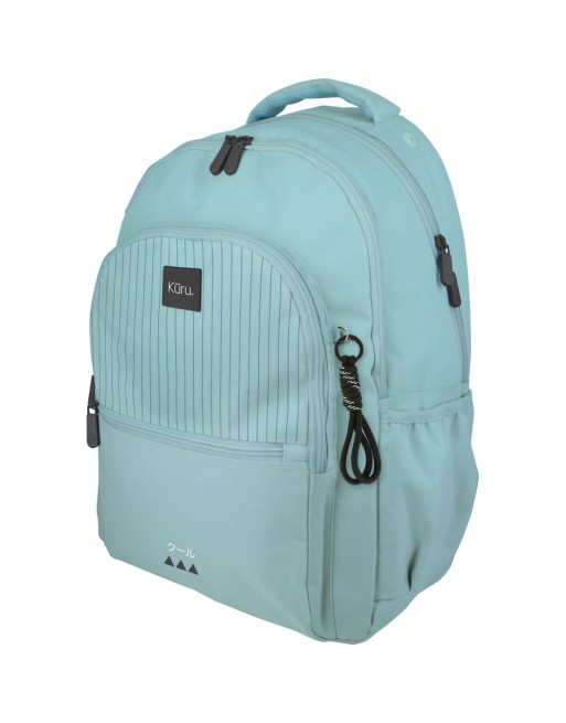 GRAFOPLAS MOCHILA ROOMY 26 KURU4 AZUL GRANDE 3 COMPARTIMENTOS ACOLCHADO PARA PORTATIL 33x46x22,5 CM - 37502269