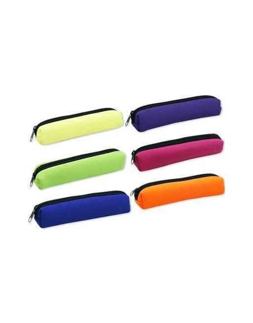 LAGART ESTUCHE CREMALLERA PEQUEÑO REDONDO SURTIDO DE 6 COLORES VIVOS - 329449