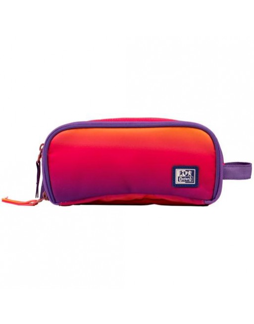 OXFORD ESTUCHE KANGOO GRADIENT 3 CREMALLERAS SUNSET RED 400195304