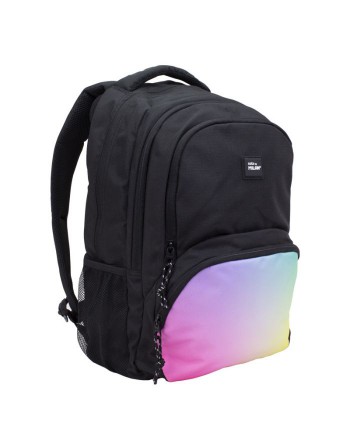 MILAN MOCHILA ESCOLAR EXTRA GRANDE SUN SHINE NEGRE 46X30X17 CM - 624604NK1