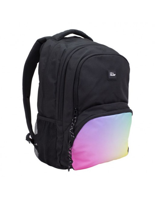 MILAN MOCHILA ESCOLAR EXTRA GRANDE SUN SHINE NEGRE 46X30X17 CM - 624604NK1