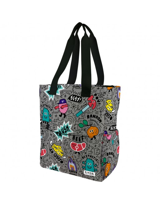 GRAFOPLAS TOTE BAG RANDOM BOLSA MULTIFUNCIONAL CON COMPARTIMENTO ACOLCHADO PARA PC 37,5X31X14 CM 37730024