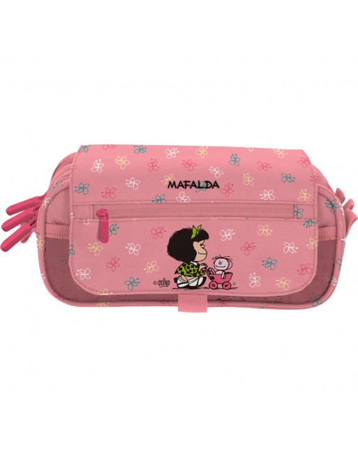 GRAFOPLAS PORTATODO FANTASIA CART MAFANDA TRIPLE CON BOLSILLO CREMALLERA EN SOLAPA 23x10X10 CM  37547517