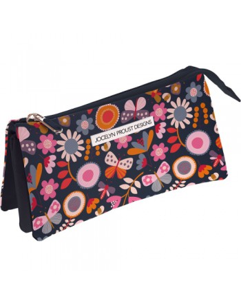 GRAFOPLAS PORTATODO 3 COMPARTIMENTO CON 1 CREMALLERA 23,5 x 12 x 14 CM SERIE JOCELYN - 37540635