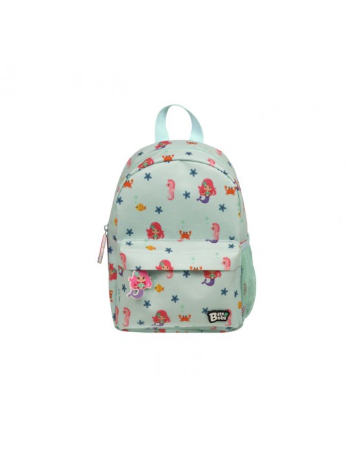 GRAFOPLAS MOCHILA KIDS BAJO EL MAR INFANTIL  COMPARTIMENTO CENTRAL Y FRONTAL 28X21X10 CM - 37740001