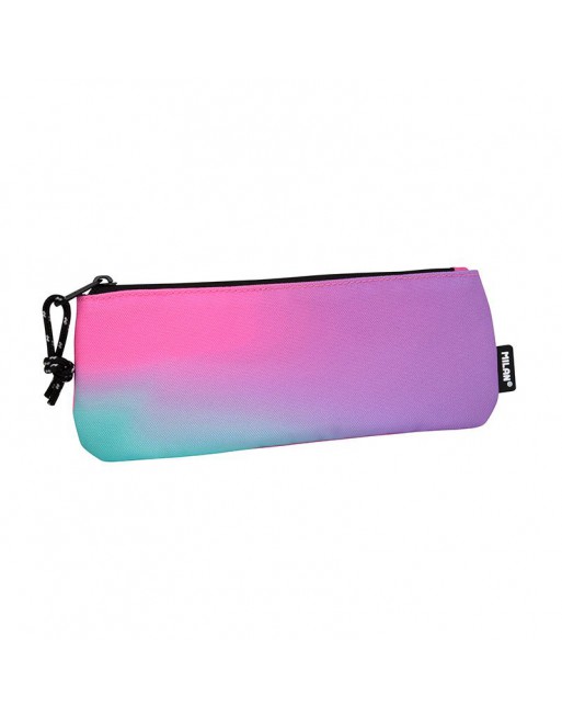 MILAN ESTUCHE PEQUEÑO PLANO SUNSET ROSA 1 CREMALLERA 23 X 9 X 1,5 CM SERIE SUNSET - 081118SN1P