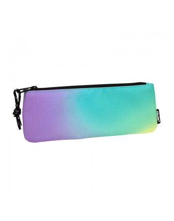 MILAN ESTUCHE PEQUEÑO PLANO SUNSET TURQUESA 1 CREMALLERA 23 X 9 X 1,5 CM SERIE SUNSET - 081118SN1GR