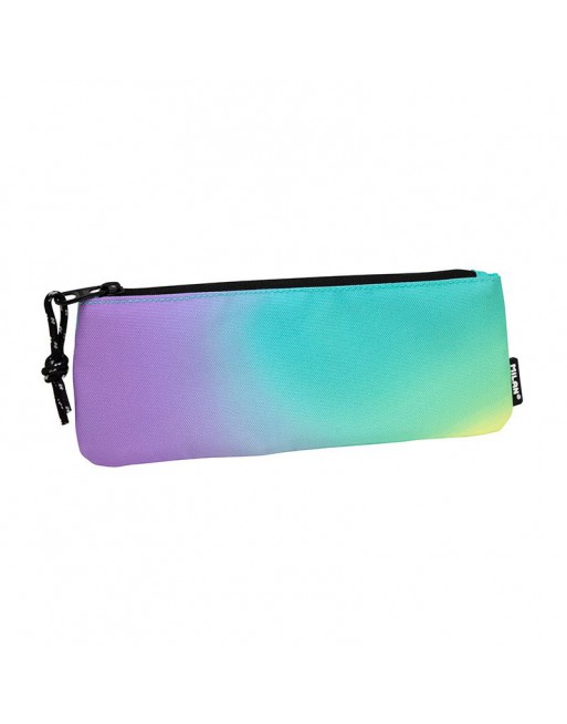 MILAN ESTUCHE PEQUEÑO PLANO SUNSET TURQUESA 1 CREMALLERA 23 X 9 X 1,5 CM SERIE SUNSET - 081118SN1GR