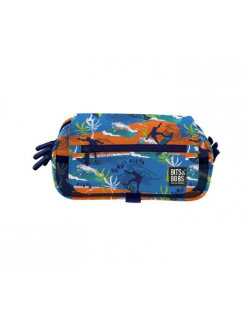 MILAN ESTUCHE MEDIANO RECTANGULAR 3 CREMALLERAS 20.5x4.5x5CM SERIE CHEFS BURDEOS - 081135CHBR
