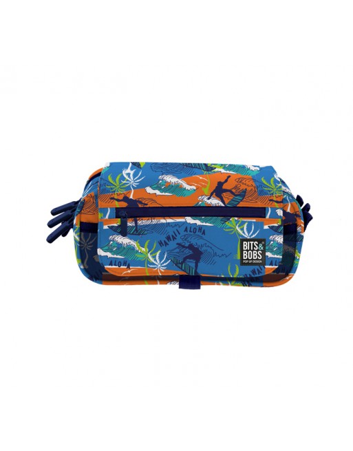 MILAN ESTUCHE MEDIANO RECTANGULAR 3 CREMALLERAS 20.5X4.5X5CM SERIE CHEFS BURDEOS - 081135CHBR