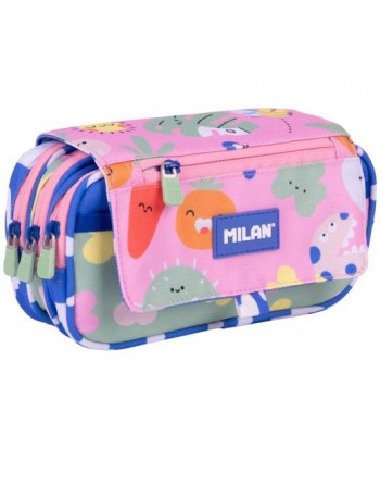 MILAN PORTATODO 4 CREMALLERAS CON SOLAPA SERIE ESPECIAL GREEN & GROW 08149GG
