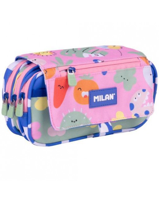 MILAN PORTATODO 4 CREMALLERAS CON SOLAPA SERIE ESPECIAL GREEN & GROW 08149GG