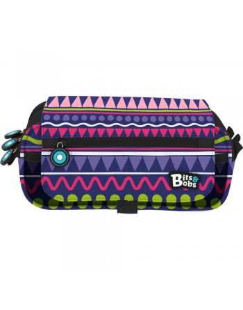 GRAFOPLAS PORTATODO FANTASIA ZIG-ZAG CON BOLSILLO CREMALLERA EN SOLAPA 23X10X10 CM - 37546009