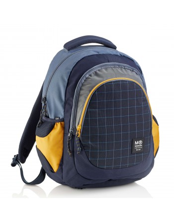 MIQUEL RIUS MOCHILA TRIPLE BERLIN RECICLADA RIDER SQUARE DOBLE ESPACIO AMPLIO BOLSILLO FRONTAL - 37X27X18 30 LITROS - MR19518