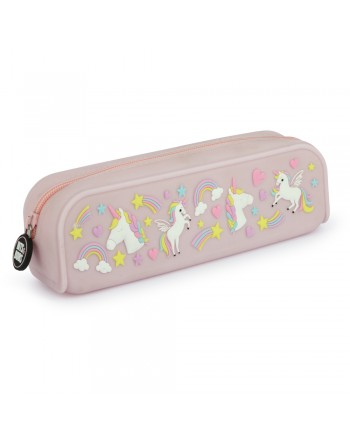 GRAFOPLAS PORTATODO SILICONA INFANTIL 3D 1 CREMALLERA UNICORNIOS - 37761200