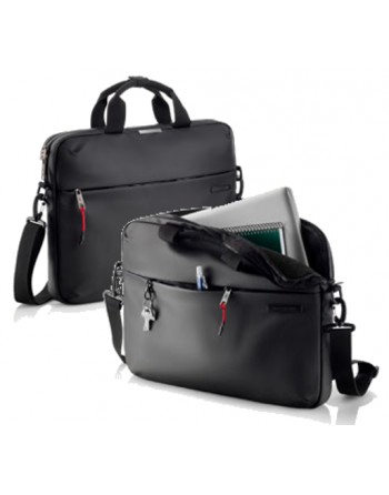 MIQUEL RIUS MALETIN MULTIFUNIONAL PORTA PORTATIL NEGRO BAG TO WORK HIDROFUGA ESPACIO CENTRAL + 1 BOLSILLO 420 x 320 x 40 mm 1152