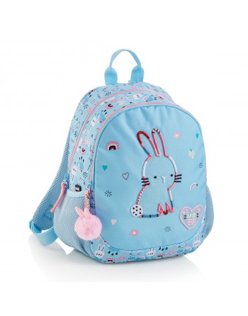 MIQUEL RIUS MOCHILA DOBLE RECICLED BUNNY BLISS 1 ESPACIOS Y 1 BOLSILLO FRONTAL 330X260X50 MM MATERIAL RECICLADO MR19425