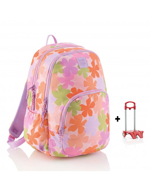 MIQUEL RIUS MOCHILA TRIPLE OSLO RECICLADA ACUARELA CON CARRO 280 x 165 x 410 MM 27 LITROS - MR19806