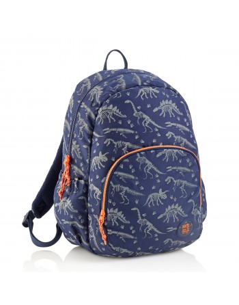 MIQUEL RIUS MOCHILA DOBLE ROMA DINO WORLD ESPACIO CENTRAL AMPLIO Y BOLSILLO FRONTAL 40X28X16 CM MR19454