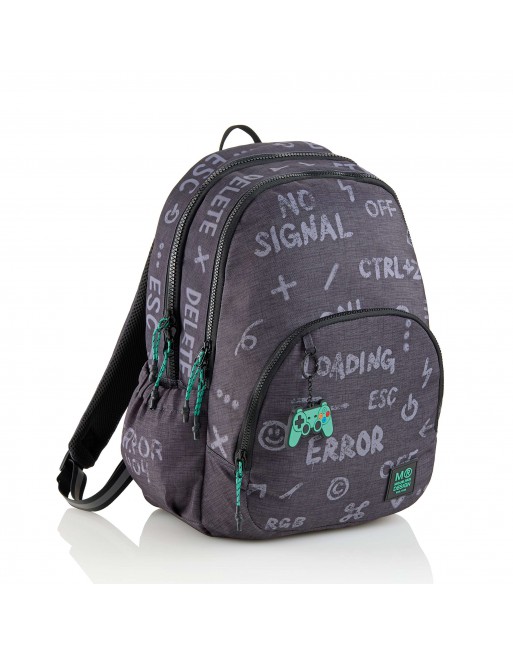 MIQUEL RIUS MOCHILA TRIPLE OSLO RECICLADA GAME OVER 280 X 165 X 410 MM 27 LITROS - MR19858