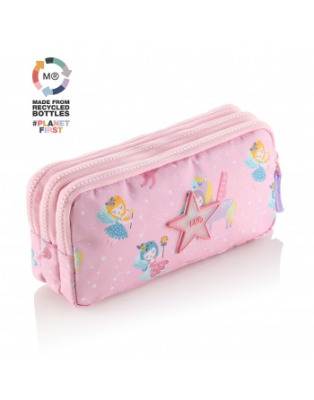 MIQUEL RIUS ESTUCHE PORTATODO TRIPLE RECTANGULAR FADA 3 CREMALLERAS 210 X 105 X 60 MM - MR19769