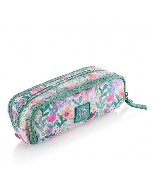 MIQUEL RIUS ESTUCHE PORTATODO TRIPLE RECTANGULAR MAGIC UNICORN 3 CREMALLERAS 210 X 105 X 60 MM - MR19784