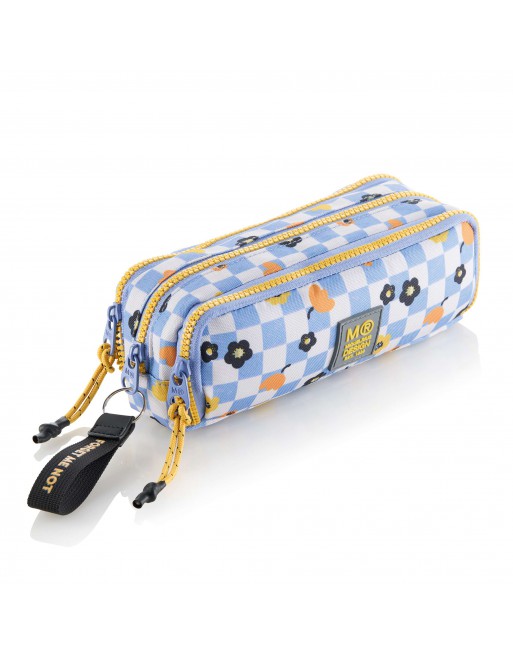 MIQUEL RIUS ESTUCHE PORTATODO TRIPLE RECTANGULAR SQUARE IT 3 CREMALLERAS 210 X 105 X 60 MM - MR19798