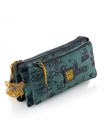 MIQUEL RIUS ESTUCHE PORTATODO CUADRUPLE NOT BORING FANTASIA MATERIALES RECICLADOS 220X30X115 MM - MR19804