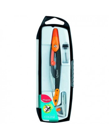 MAPED COMPÁS METAL OPEN ESTUCHE 3 PIEZAS 536953